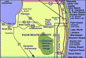 Palm Beach County Map